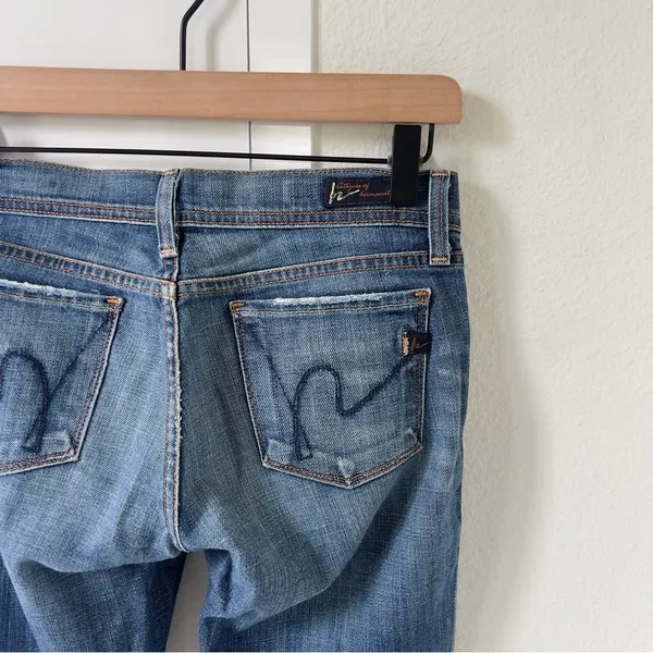 Vintage Citizens of Humanity Ingrid 002 Low Waist Flare Jeans - Image 7