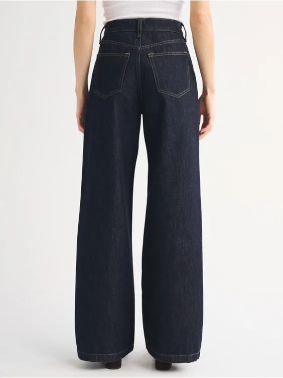 Abercrombie and Fitch High Rise Wide Leg Trouser Pant - Image 12