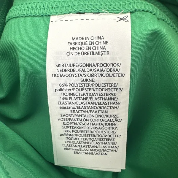 RLX Ralph Lauren Skirt Skort Kelly Green Athletic Golf Tennis Women's Large - Image 8