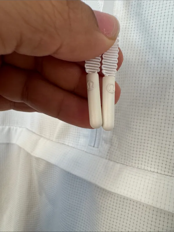 lululemon White Lightweight pack light 1/2 zip pull over workout jacket - Image 3