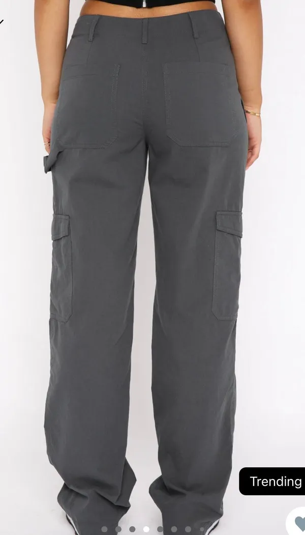 Know your worth cargo pants Whits Fox - Image 4