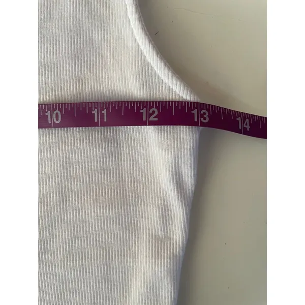 Supré White Mock Neck Crop Top Size S - Image 6