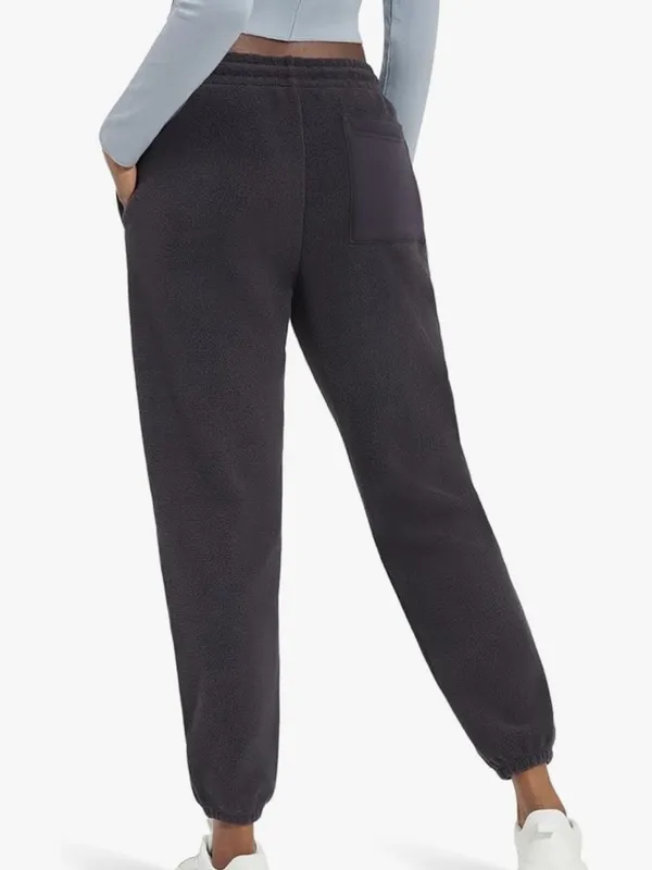 NWT UGG Cassady Micro UGGFLUFF Jogger Pants Dark Grey Size XL - Image 3