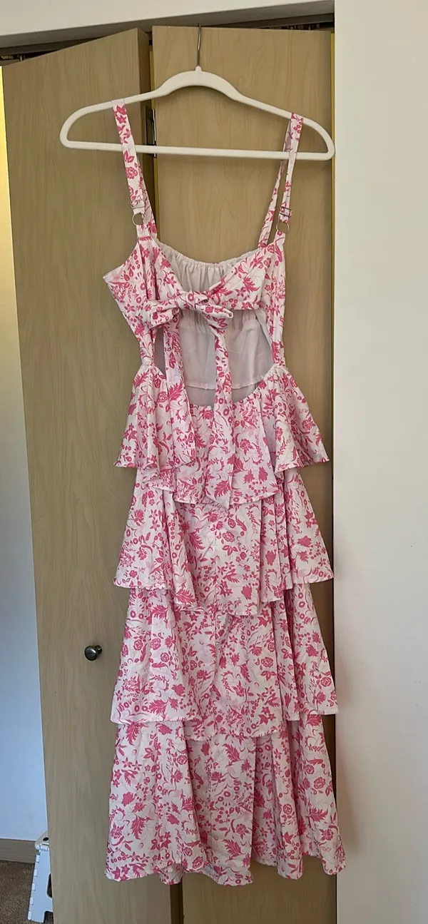 Ruffle dress Pink - Image 3
