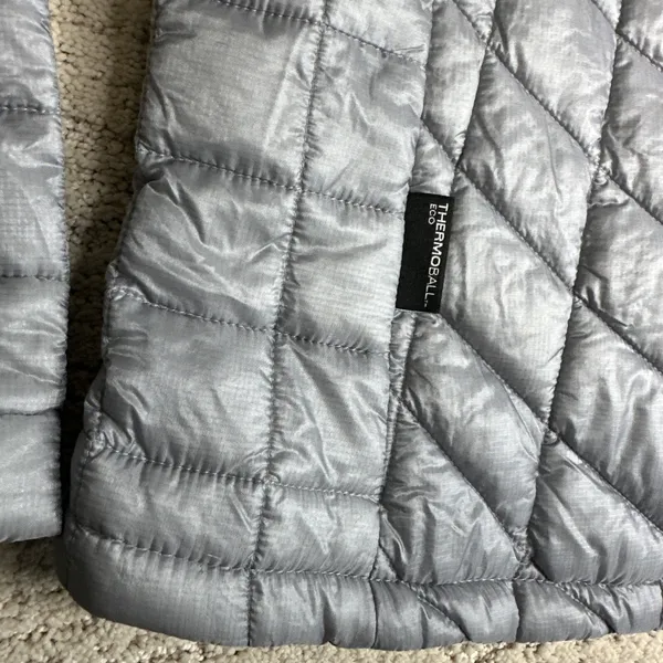 NEW Women's The North Face Small Thermoball Trek Jacket Grey Full‎ Zip - Image 9