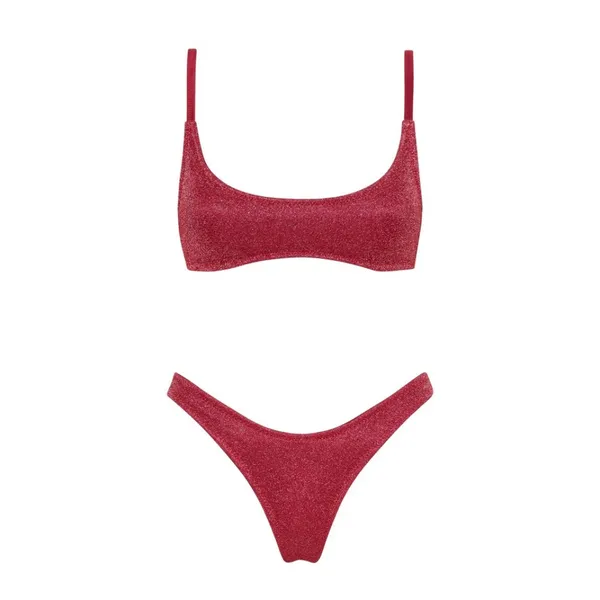 triangl swimwear Sparkling Red Bikini Set - Image 4
