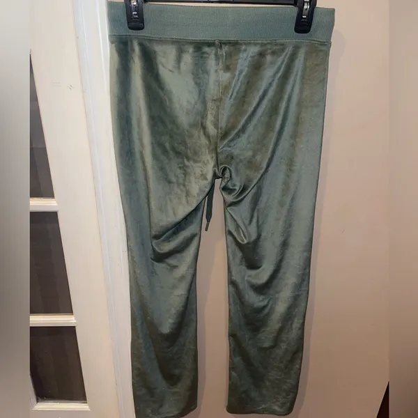 Aerie velour Green Lounge Pants bootcut pants woman’s size small - Image 2