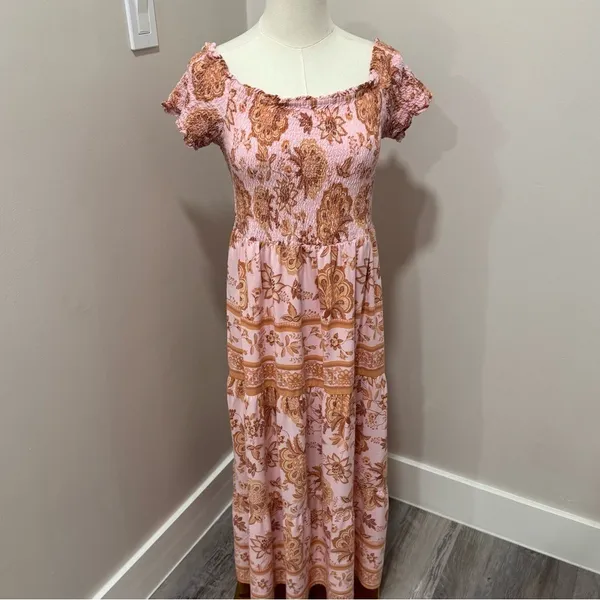 Vici‎ dolls pink and orange dress Large - Image 2
