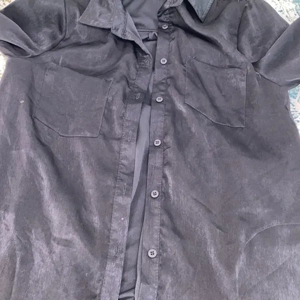 Entro size small black tunic top new with tags - Image 6