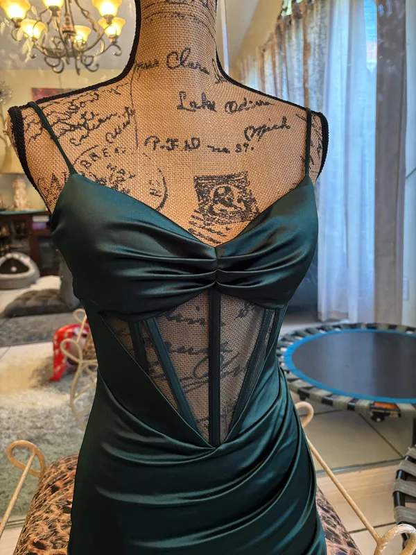 Stunning mini dress size S. ❤️ Green - Image 2