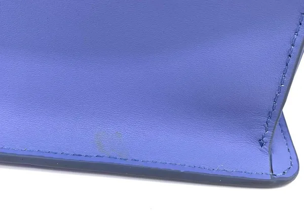 BAGGU Medium Leather Retail Tote Bluebell - Image 7