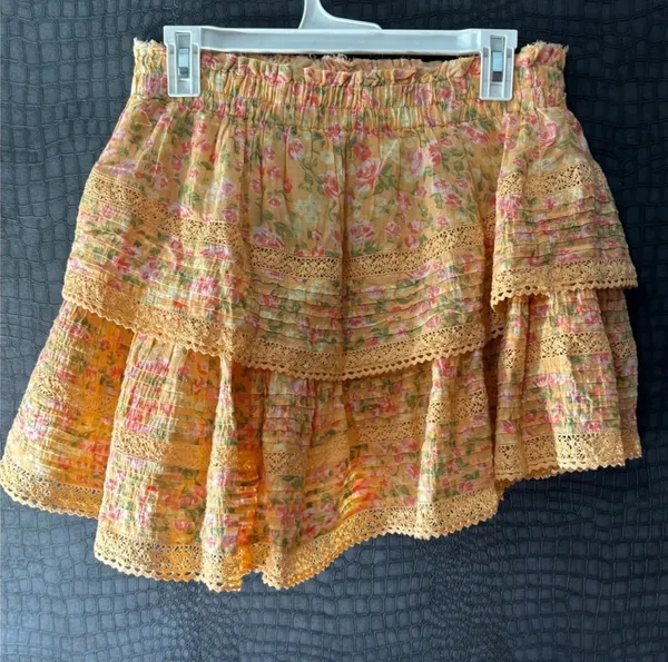Aerie Floral Ruffle Mini Skirt - Image 3