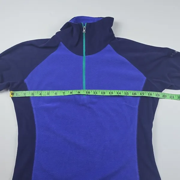 Columbia -827 Glacial Fleece III 1/2 Zip Top Light Grape‎ Blue Purple - Womens M - Image 5