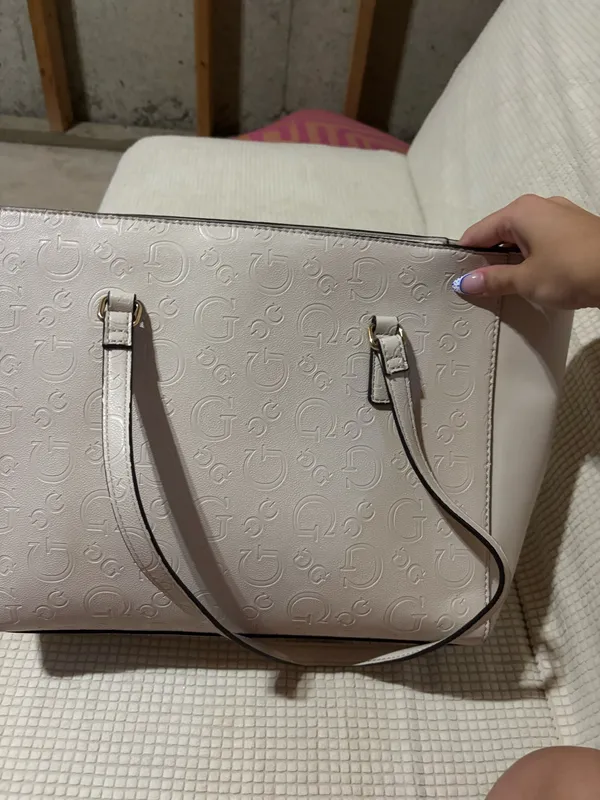 Guess tote bag beige off white color - Image 4