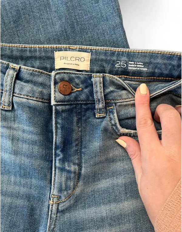 Pilcro Anthropologie Straight Leg High-Rise Jeans - Image 2