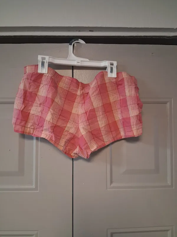 Xhilaration pj pajamas sleepwear shorts pants in dark pink/light pink size small. - Image 2