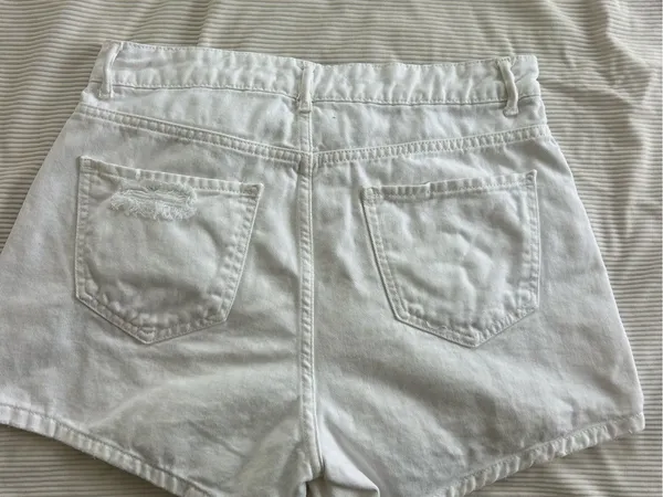 White High-Rise Button-Front Women’s Skort - Image 9
