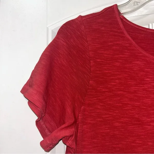Old Navy Short Sleeve Red Maxi Dress Women’s Medium - Image 3