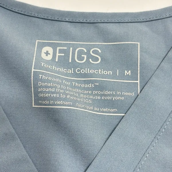 Figs Top Size M Technical Collection Catalina Scrub FW1000 Blue PO 1860 - Image 4