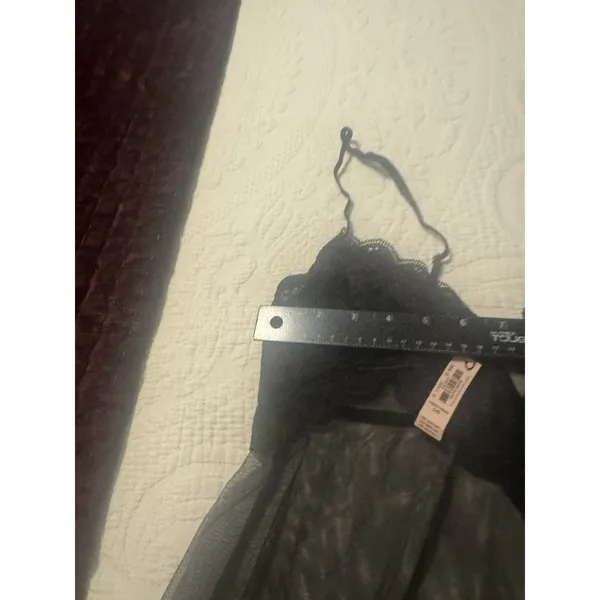 Victoria's Secret Babydoll Slip Size L 170/104A Black Sheer - Image 9