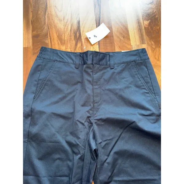 Nike Wide Leg Pant Women Large Black NEW Mid Rise Full Length standard athletic - Image 2