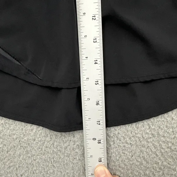 Lululemon Hotty Hot Skirt Skort Black Athletic Athleisure Women's 4 Tall - Image 8