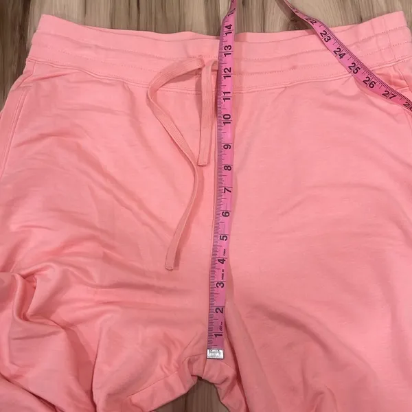 NWT Fabletics Luxe Terry Joggers- Pink Dust - Image 7