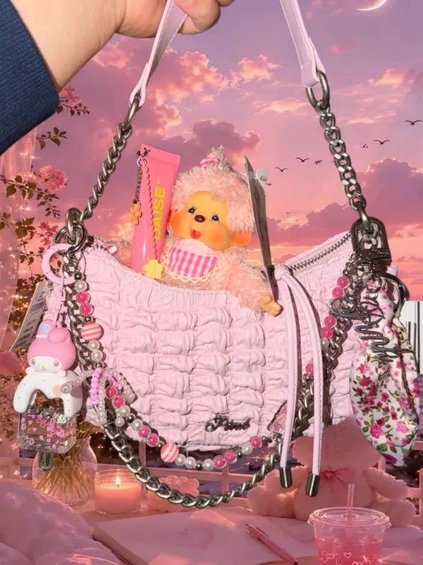 Victoria's Secret PINK X Monchhichi Purse - Image 3
