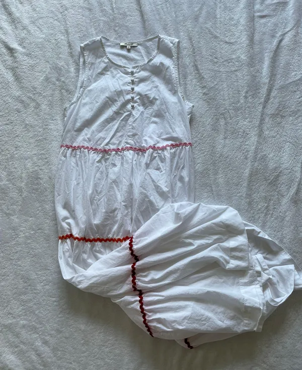 Madewell Rickrack Cattail Tiered Dress - Image 2