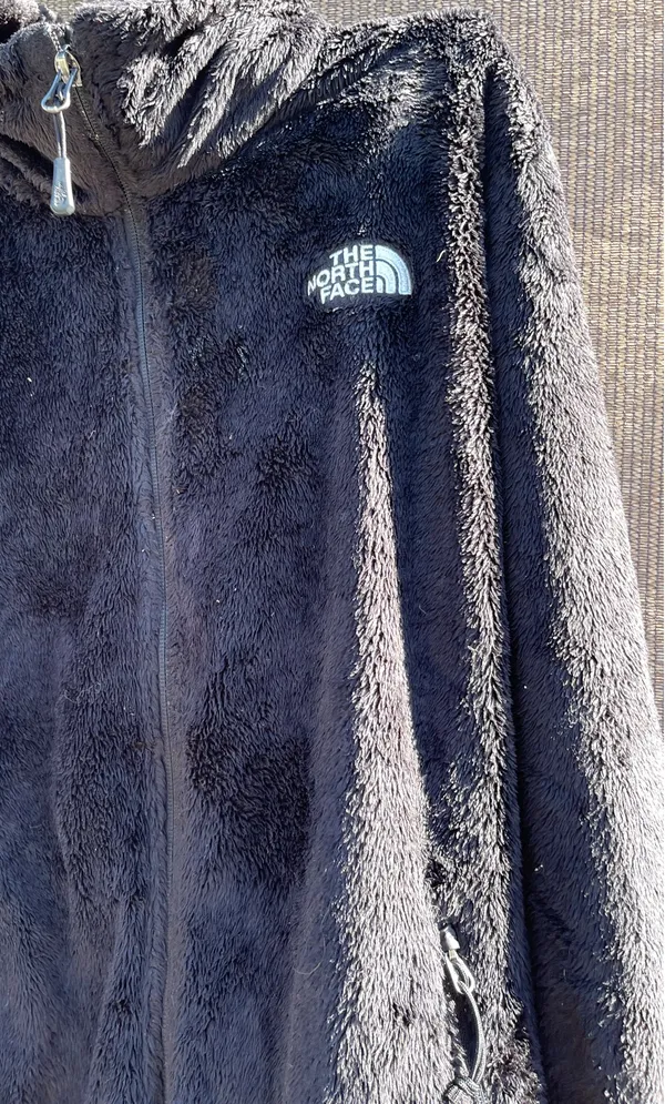 The North Face Full Zip Sherpa Fleece Jacket Women's Size Large Black - Image 15