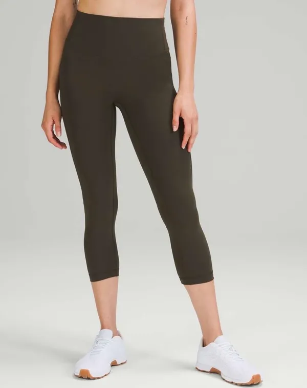 Lululemon All the Right Places High- Rise Crop 23" Dark Olive 6 - Image 6