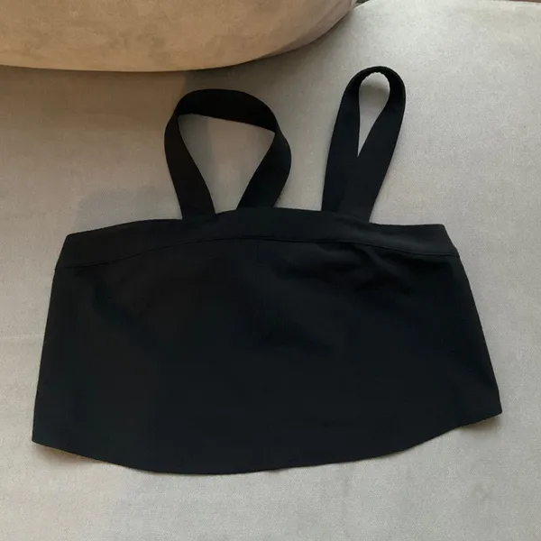 Alo Yoga Cropped Dreamscape Tank Black XS - Image 2