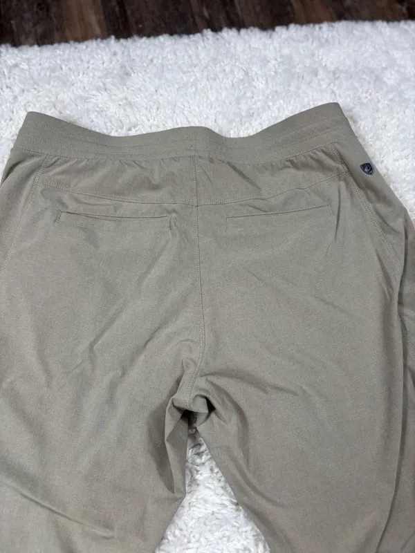 KÜHL Women’s M Regular Hiking Pants Khaki Stretch Outdoor Travel Style 6306 - Image 6