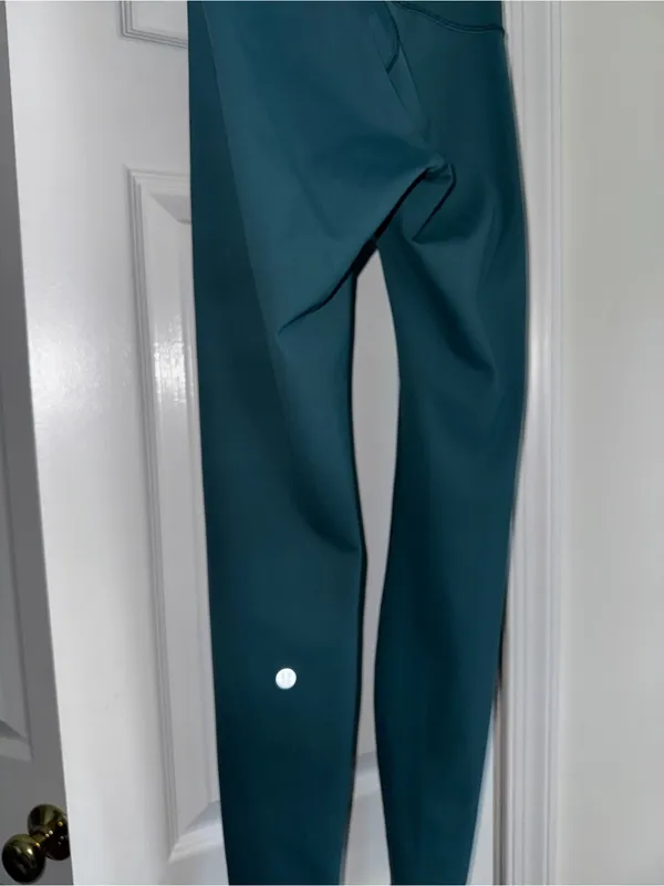 Lululemon Wunder Train High Rise 28” Leggings Green Size 4 - Image 3