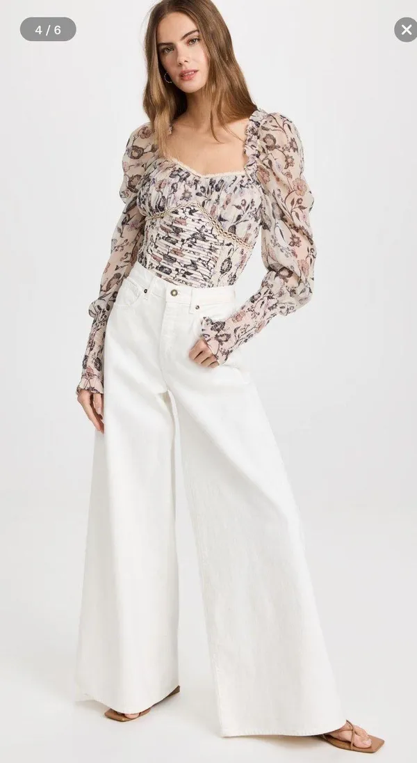 free people floral bodysuit - Image 2