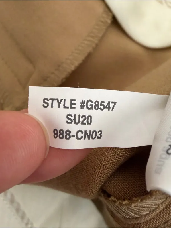 J.Crew Cameron Pants Women’s Sz 8 Tan Khaki Cropped Slim Stretch Ankle Trousers - Image 7
