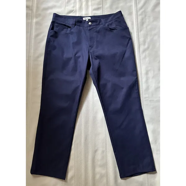 Peter Millar Pants Men’s Size 36X27.5 Navy Blue EB66 Performance Sport Golf - Image 5