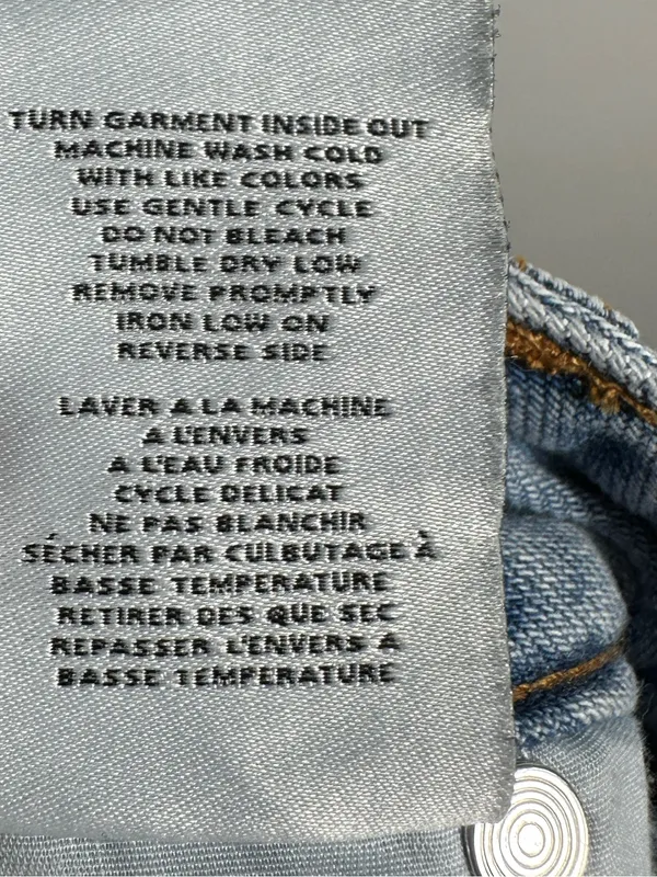 OAT New York Cloud Luxe Denim Wide Leg Jeans Light Wash‎ High Rise Women’s 6/28 - Image 10