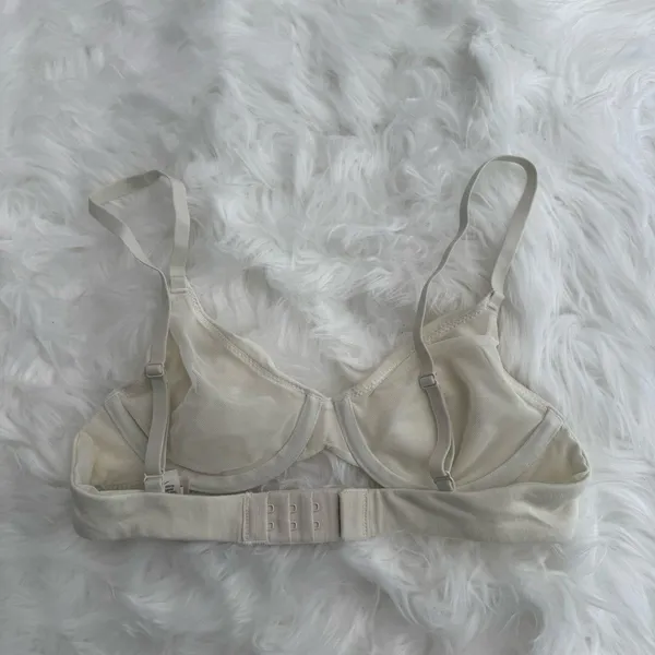 Skims Cotton Jersey T-shirt Bra Bone Size 30A - Image 4