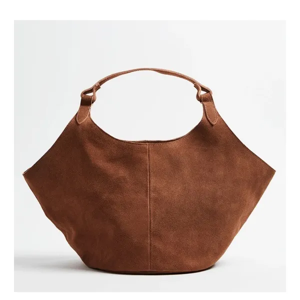 M.I.L.A. Emma Suede Bag in Brown Toffee - Image 3