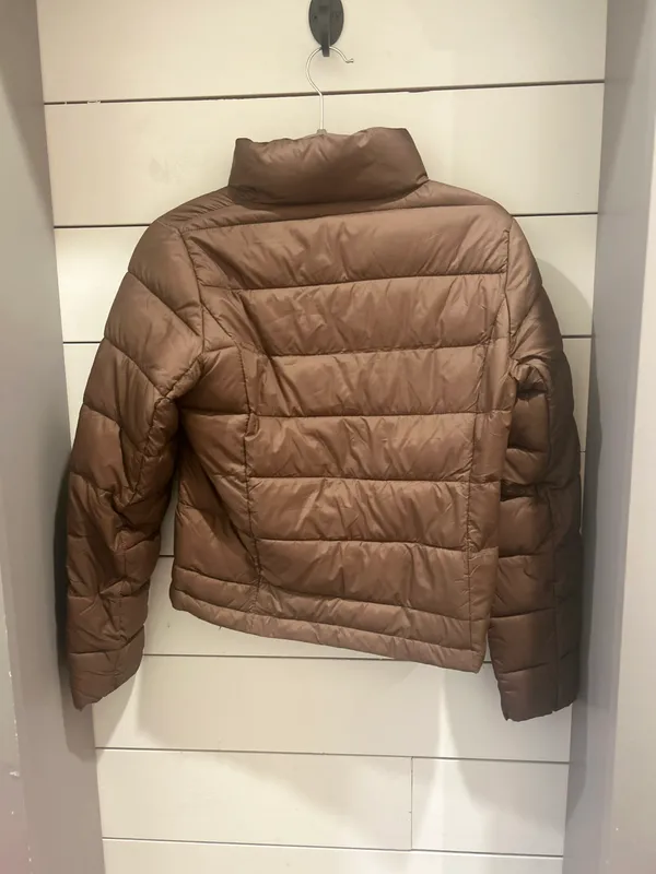 BROWN ULTRA LIGHT PACKABLE JACKET - Image 3