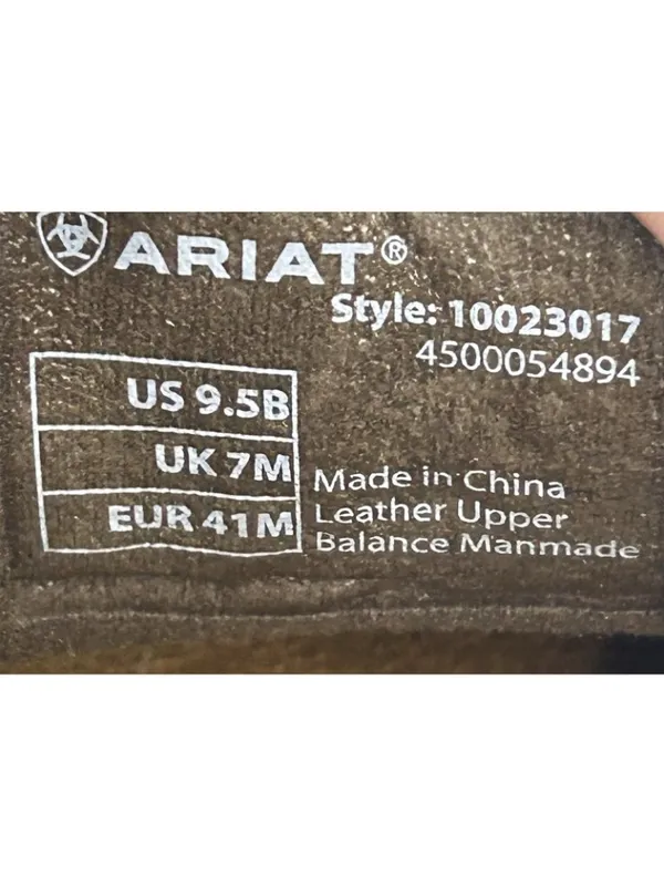 NEW Ariat Women’s Cruiser Castaway Shoes Sz 9.5 B Brown Leather Lace Up Moc Toe - Image 7