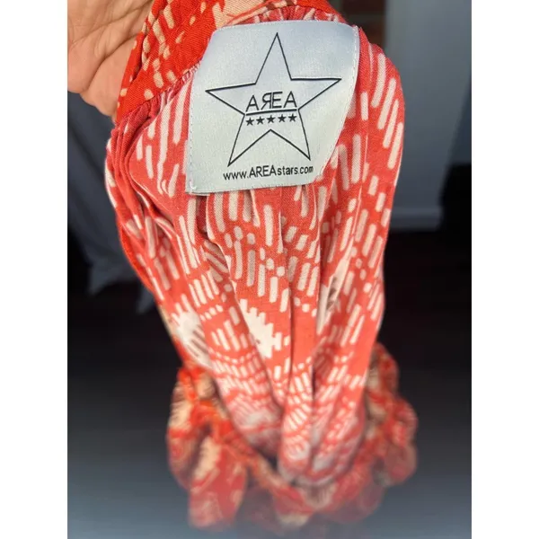Womens Vibrant AREA Stars Flowy Summer Dress OS - Image 7