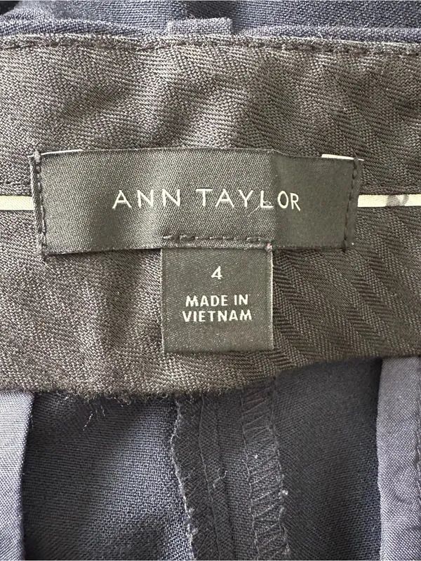 Ann Taylor Navy Straight Leg Dress Pants Women’s Size 4 Stretch Career Office - Image 7