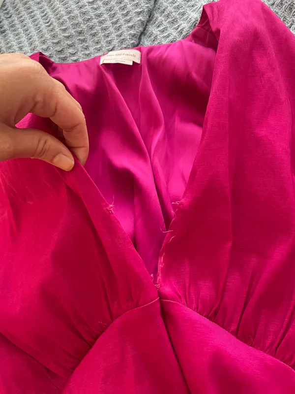 Lovers + Friends Hot Pink Lorenza Mini Dress Long-sleeve - Image 11