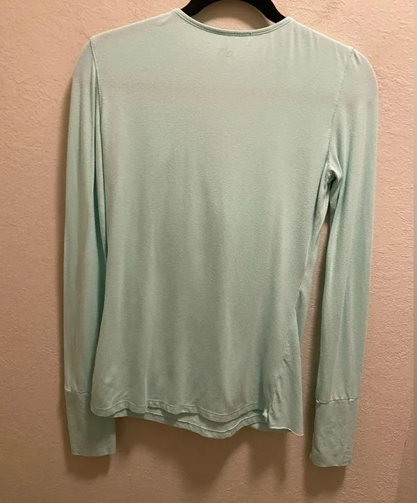 Alo Yoga Women's Asana Asymmetrical Drape Yoga Top Size Small - Image 7