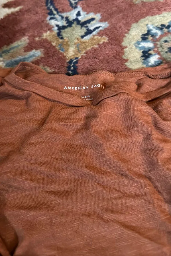 American Eagle Outfitters Tissue Thin Long Sleeve T Shirt - Image 2