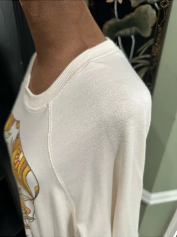 Altar’d State “GRATEFUL” Floral Sweater – Soft & Oversized – Size Small - Image 5