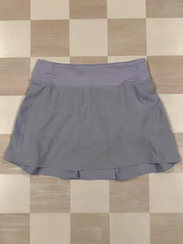 lululemon pace rival mid rise skirt long pastel blue 4 tennis golf pickleball - Image 5