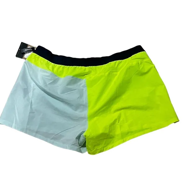 The North Face Women's Wander Shorts Neon Green/Light Blue Size XL Activewear - Image 3